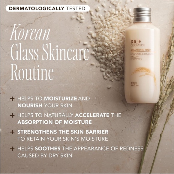 NEW The Face Shop Rice Ceramide Moisturizing Skincare Set - Picture 4 of 6
